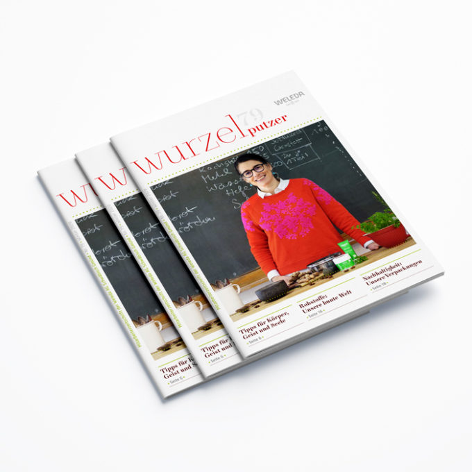 Weleda — Mitarbeiterzeitung — Printgestaltung, zoodesign